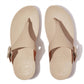 Fitflop - Women's Lulu Crystal Toe Post Buckle Leather Sandal