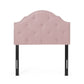 Flanner Contemporary Fabric Upholstered Twin Headboard - Blush
