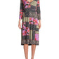 Johnny Was - ZANDA 3/4 SLEEVE TIERED TEA LENGTH DRESS