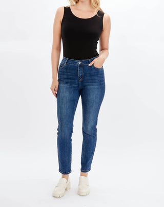 Frank Lyman - High Waisted Ankle Length Jean