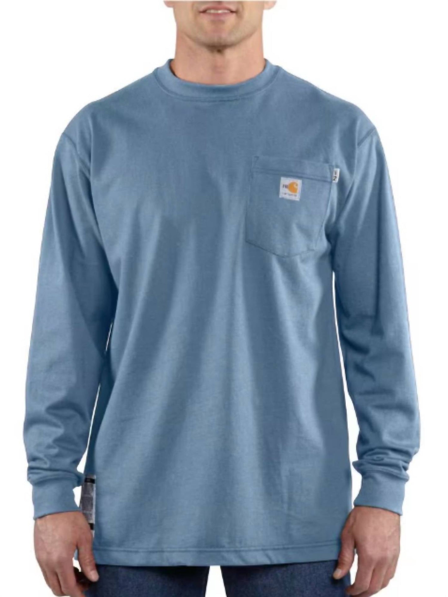 Carhartt - Men's Flame Resistant Cotton Long Sleeve T-shirt. - Tall