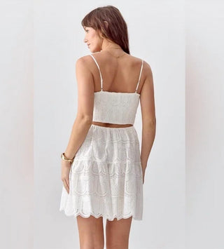 Greylin - Eyelet Pineapple Dress