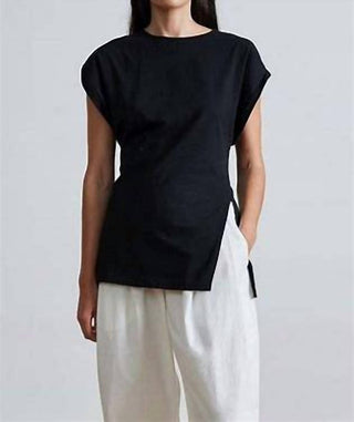 Apiece Apart - Asymmetric Crew Neck Tunic Top