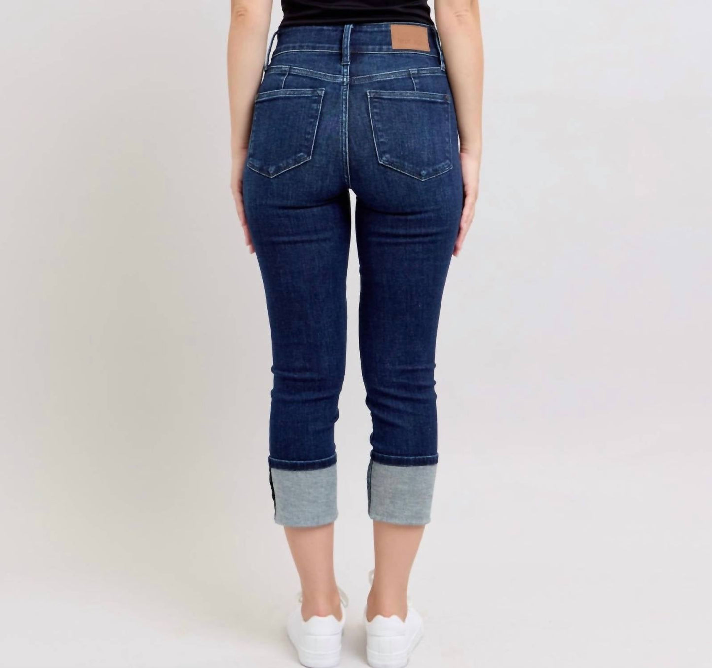 Judy Blue - High Waist Double Band Capri Jeans