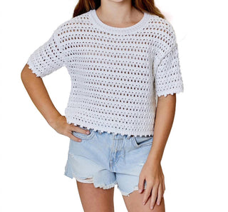 Design History - Girl's Karla Knit Top