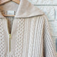 Varley - Women's Camello Relaxed Cable Half Zip Top