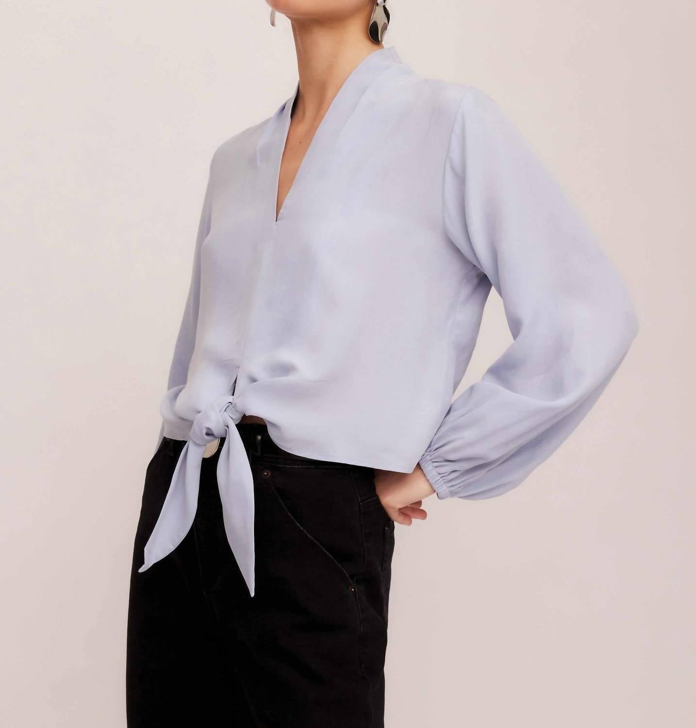 Fifteen Twenty - Capri Tie-Front Blouse
