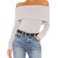 Free People - We The Free Snowbunny Off Shoulder Ribbed Long Sleeve Top
