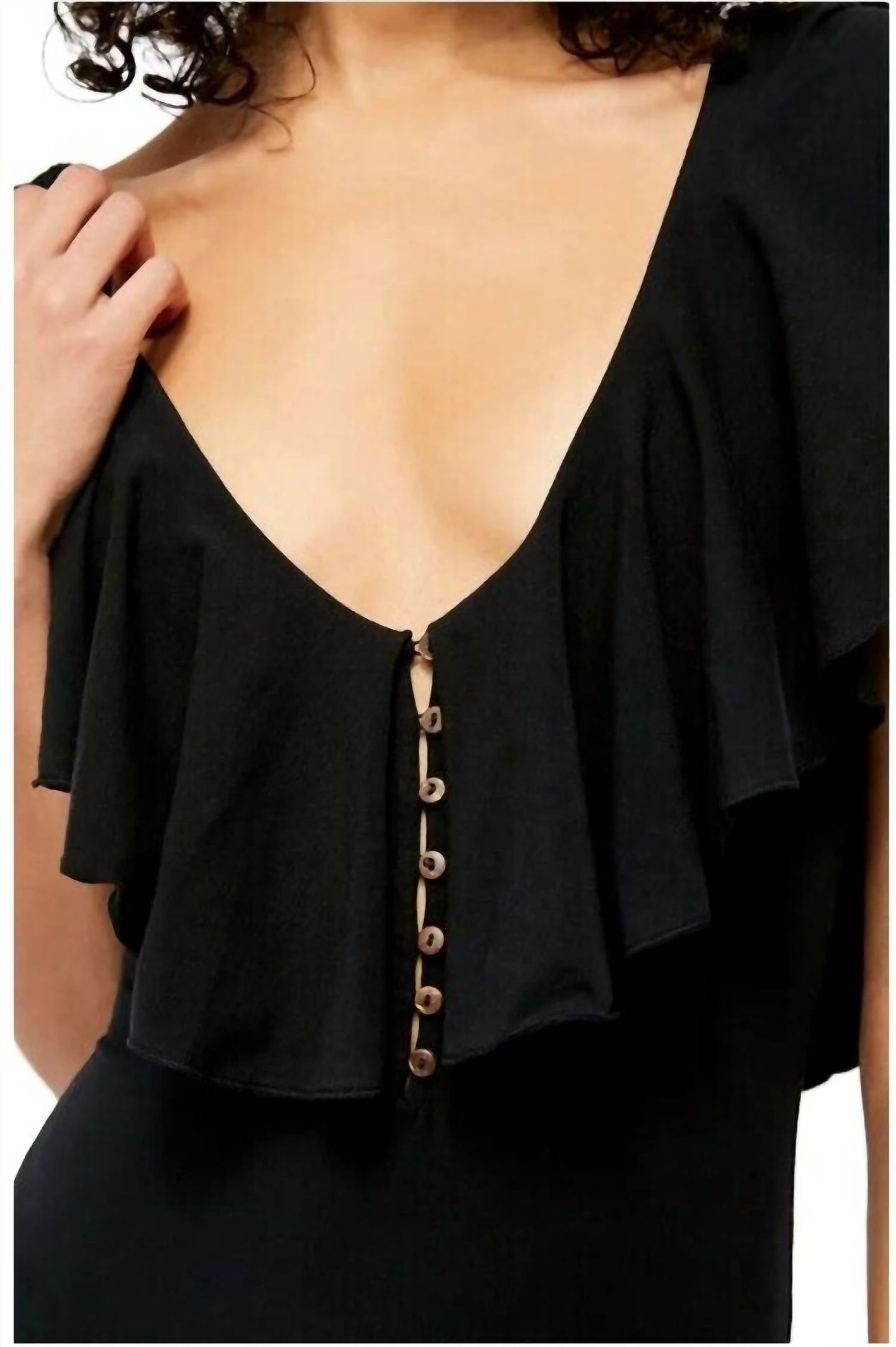 Free People - Matilda Ruffle Bodysuit