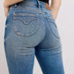 Judy Blue - Vintage Wash Shield Pocket Flare Jean