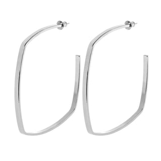 Eklexic - Women's Square Shaped Hoops