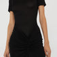Christopher Esber - Fusion Ruched Tee Gown