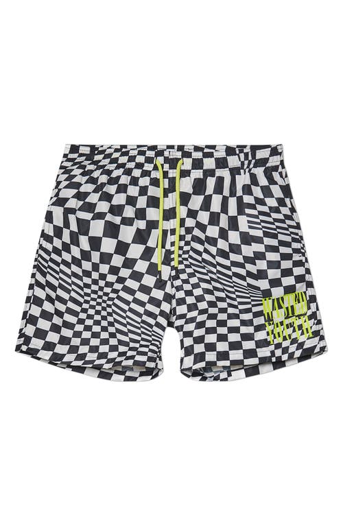 WeSC Men's Zack Warp All Over Print Shorts - Black