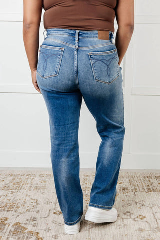 Judy Blue - Vintage Wash Thermal Straight Jean