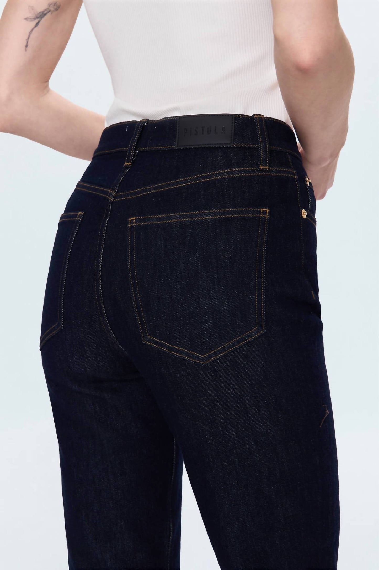 Pistola - Bri High Rise Slim Straight Ankle Length Jean