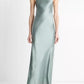 Vince - Satin Strapless Maxi Dress