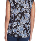 Vince Camuto - Flutter Sleeve Floral Print Keyhole Blouse