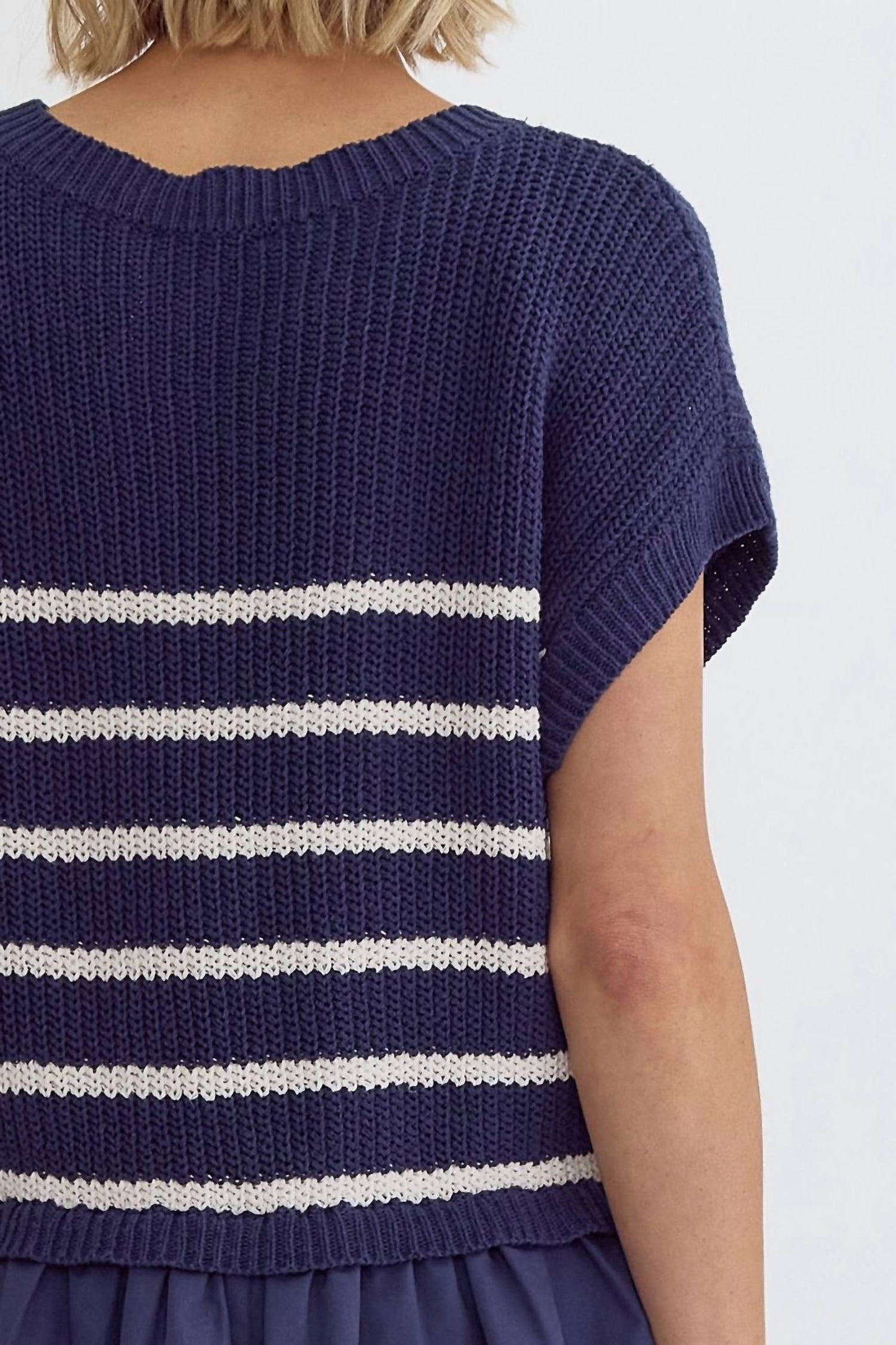 Entro - Striped Layered Dress