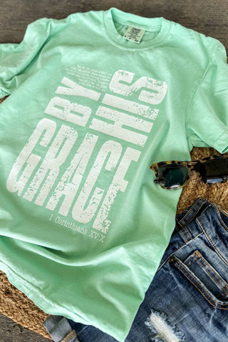 Comfort Colors - By His Grace Tee