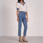 Elan - Trim Crocheted Sweater