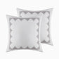 Full/Queen Cotton Printed Duvet Cover Set with Chenille