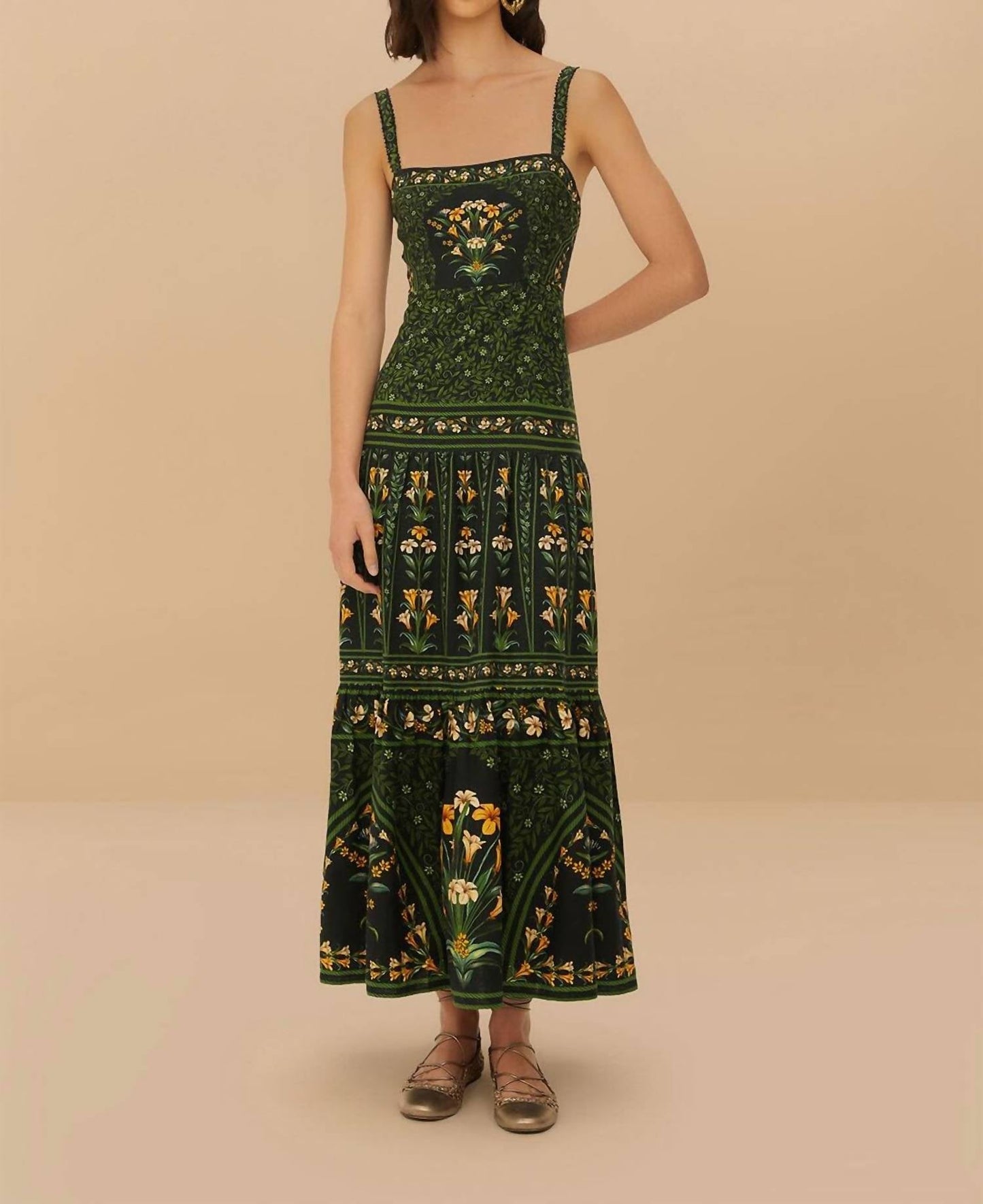 Farm Rio - Flowers Arch Sleeveless Maxi Dress