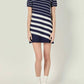 2.7 August Apparel - Multi Stripe Mini Dress