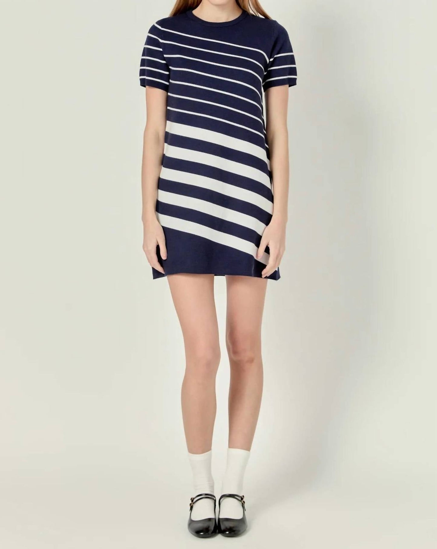 2.7 August Apparel - Multi Stripe Mini Dress