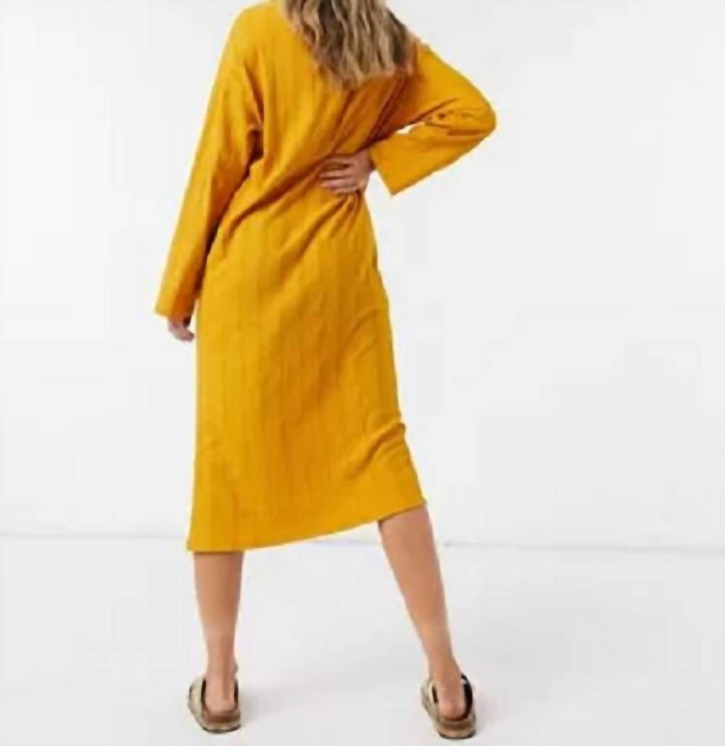 Free People - Beach Aster Marigold Collar Tee Dress