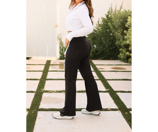 Julia Rose - The Deluxe Paige Fold-over Tummy Control Leggings