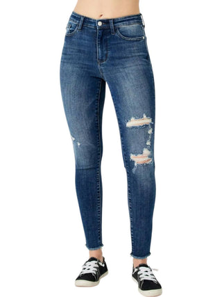 Judy Blue - High Waist Skinny Destroyed Jeans
