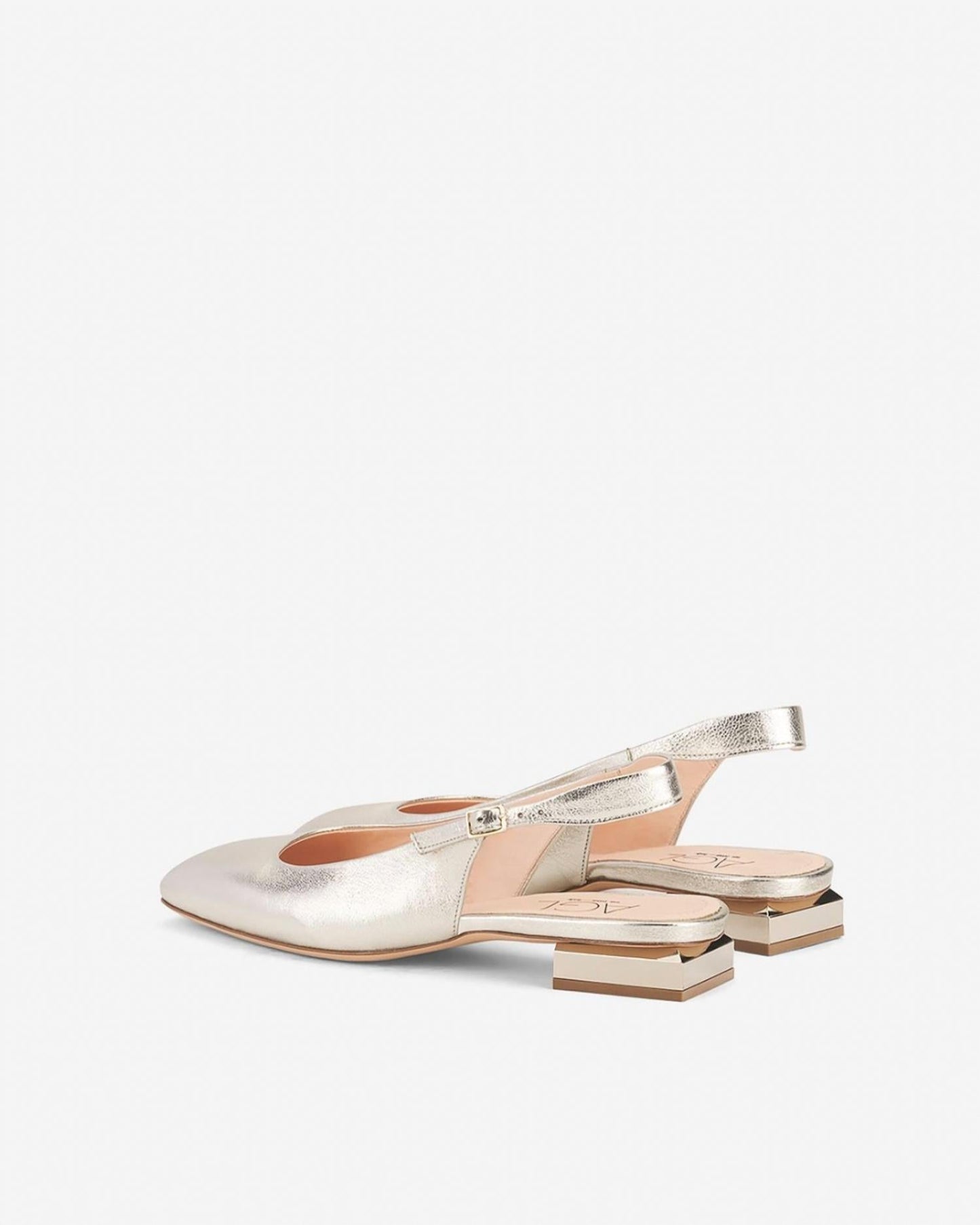 Agl - Women's Sandy Metallic Block Flat