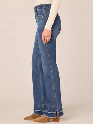 Democracy - High Rise Double Layer Hem Jeans