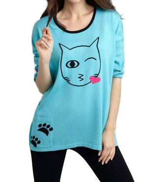 Angel - Cat Kiss Graphic Sweater