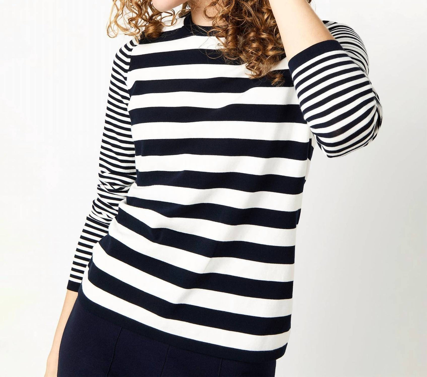 Ann Mashburn - Alida Crewneck Stripe Tee
