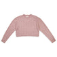 8Apart - Junior Women's Ada Cable Crew Sweater