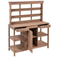 TOPMAX 66" Large Outdoor Farmhouse Wooden Potting Bench Table