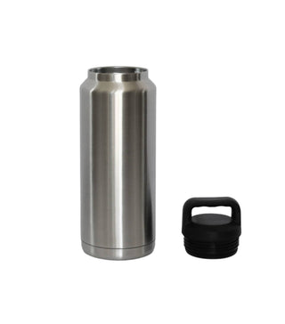 Creative Gifts International - Stainless Steel Twist-Off Cap Water Bottle