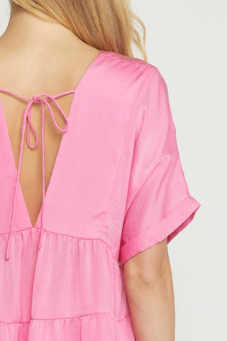 Entro - Double V Tiered Top - Plus