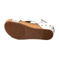 Corkys Footwear - Women's Volta Ii - White Metallic Wedge Sandal