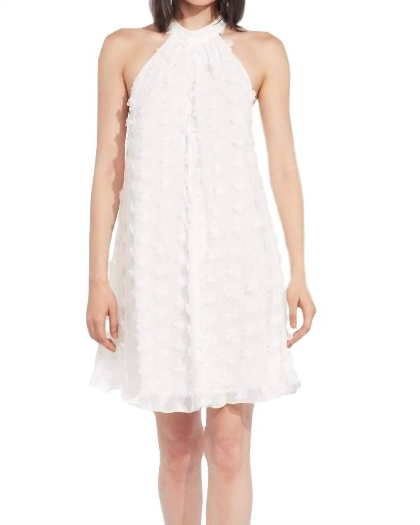 Eva Franco - Halter Swing Mini Dress