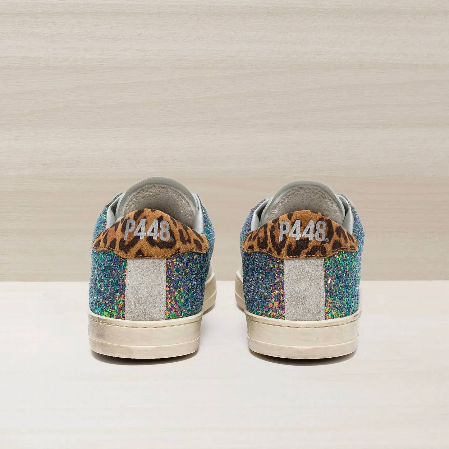 P448 - Women's John Multi Glitter Lace Sneaker