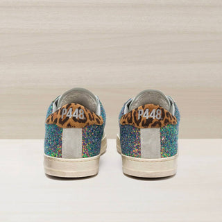 P448 - Women's John Multi Glitter Lace Sneaker