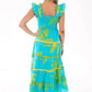 J.Marie - Women's The Indi Tier Ric Rac Midi Dress