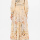 Camilla - Button Maxi Dress With Shaped Waistband