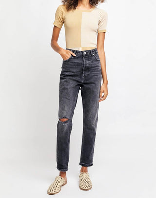 Free People - Zuri High-rise Mom Jeans