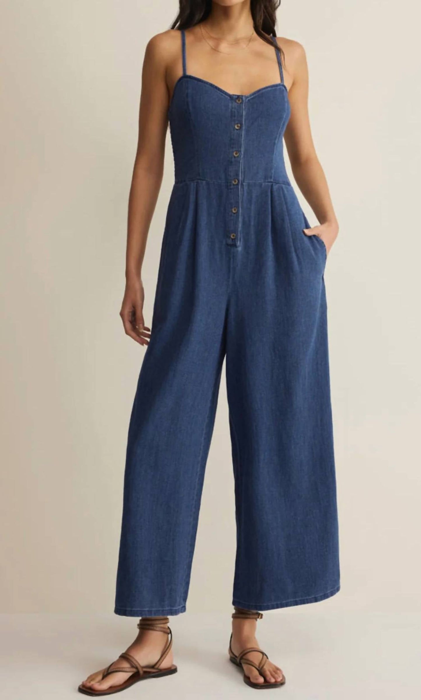 Z Supply - Angel Eyes Twill Jumpsuit