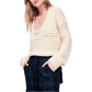 Free People - Crochet Wool Blend Sweater