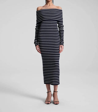 A.L.C. - Off The Shoulder Striped Dress