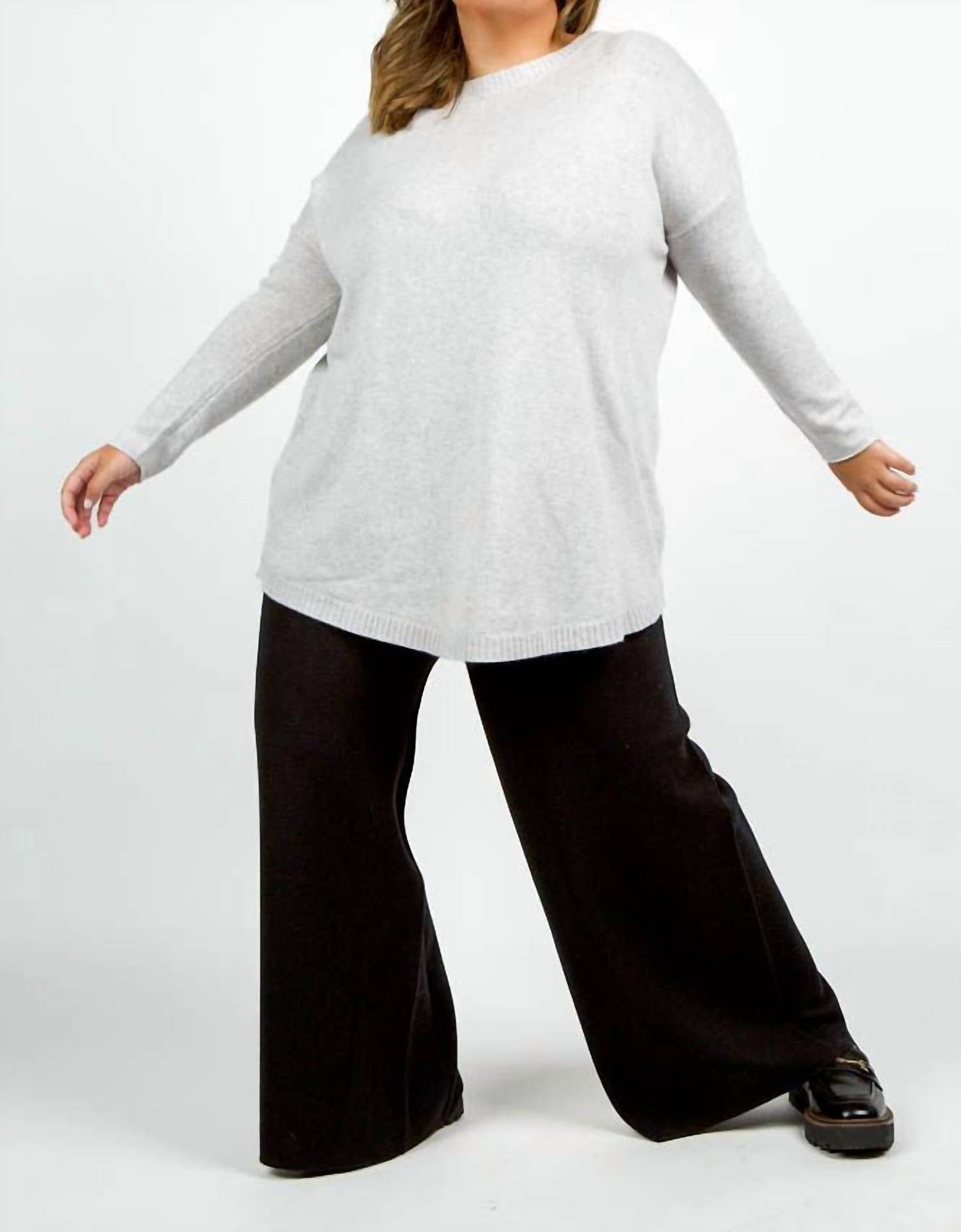 Bitte Kai Rand - Cocoon Wool Blend Oversize Blouse - Plus